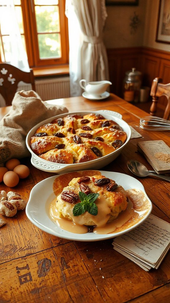 warm custardy dessert recipe