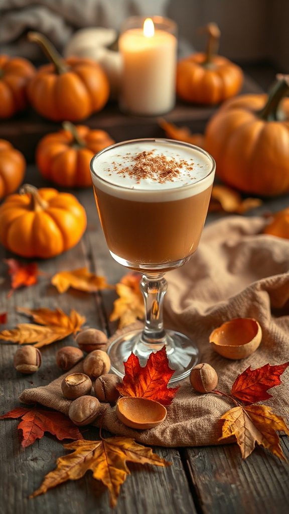 warm hazelnut pumpkin cocktail warm hazelnut pumpkin cocktail