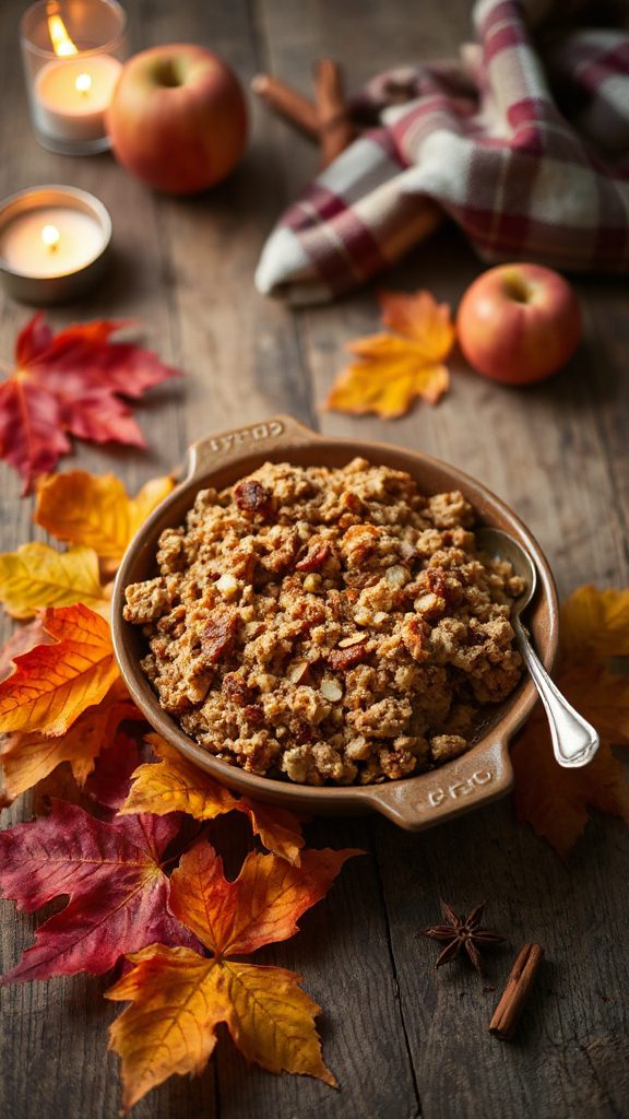 warm maple apple dessert warm maple apple dessert