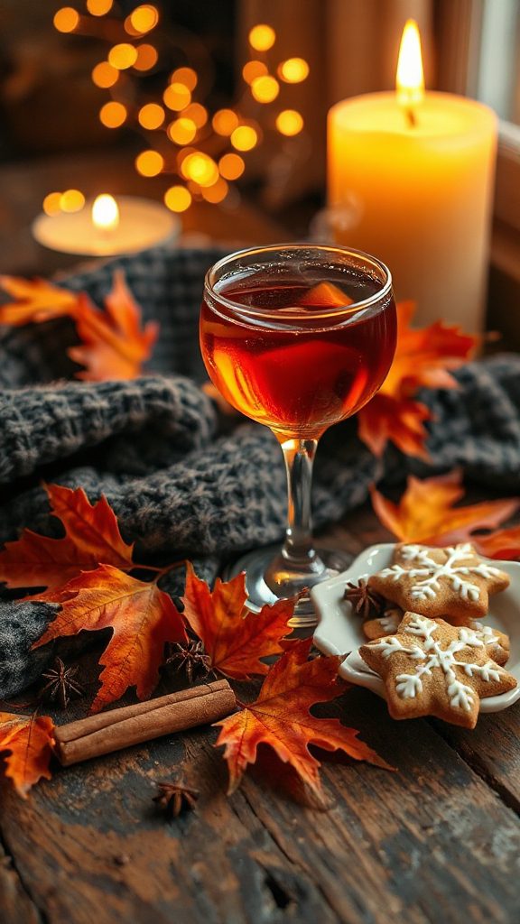 warm maple bourbon cocktail warm maple bourbon cocktail