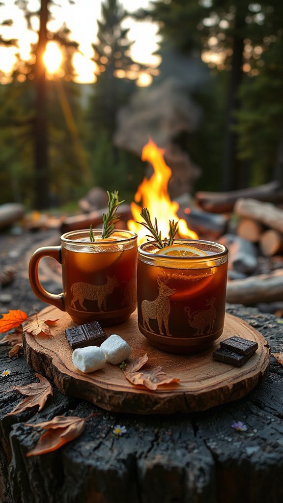 warm maple bourbon cocktail warm maple bourbon cocktail