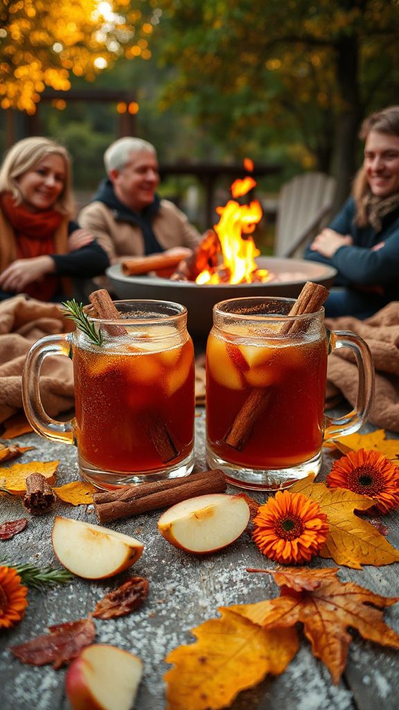 warm maple cider tonic
