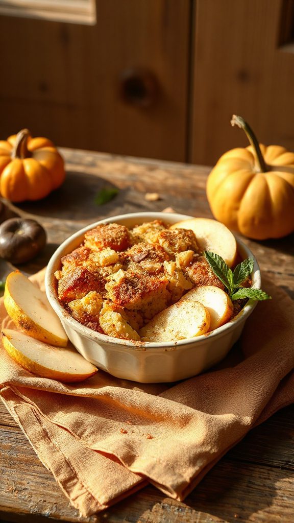 warm pear ginger dessert