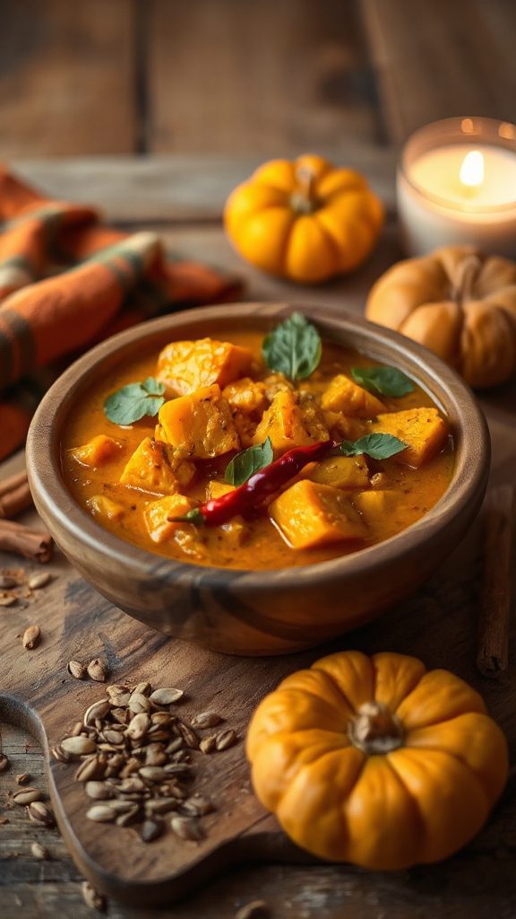 warm pumpkin curry stew warm pumpkin curry stew