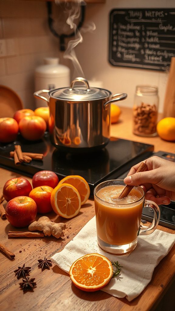 warm spiced apple beverage warm spiced apple beverage