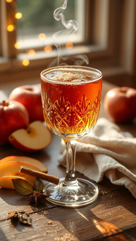 warm spiced apple beverage warm spiced apple beverage