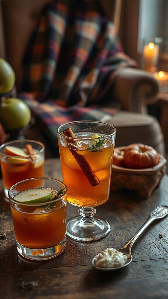 warm spiced apple butter drink