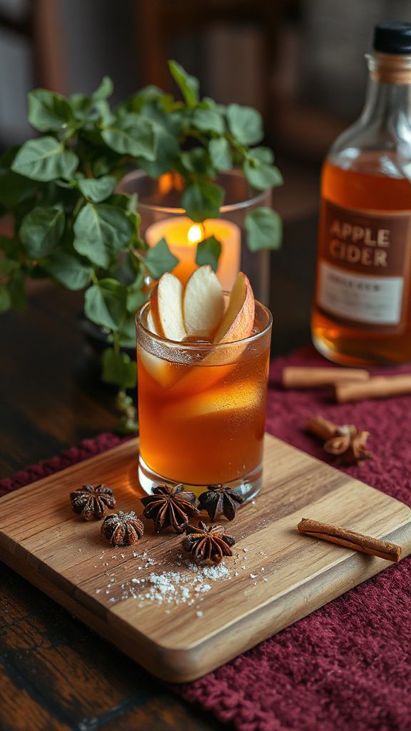 warm spiced apple cider