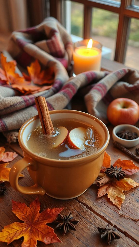 warm spiced apple cider