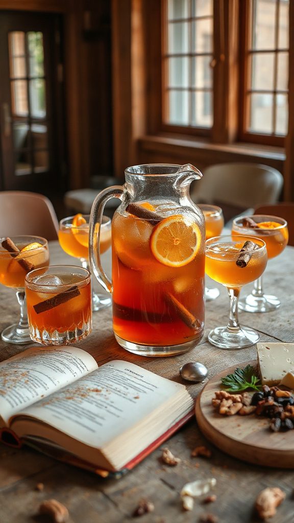 warm spiced bourbon cocktail warm spiced bourbon cocktail