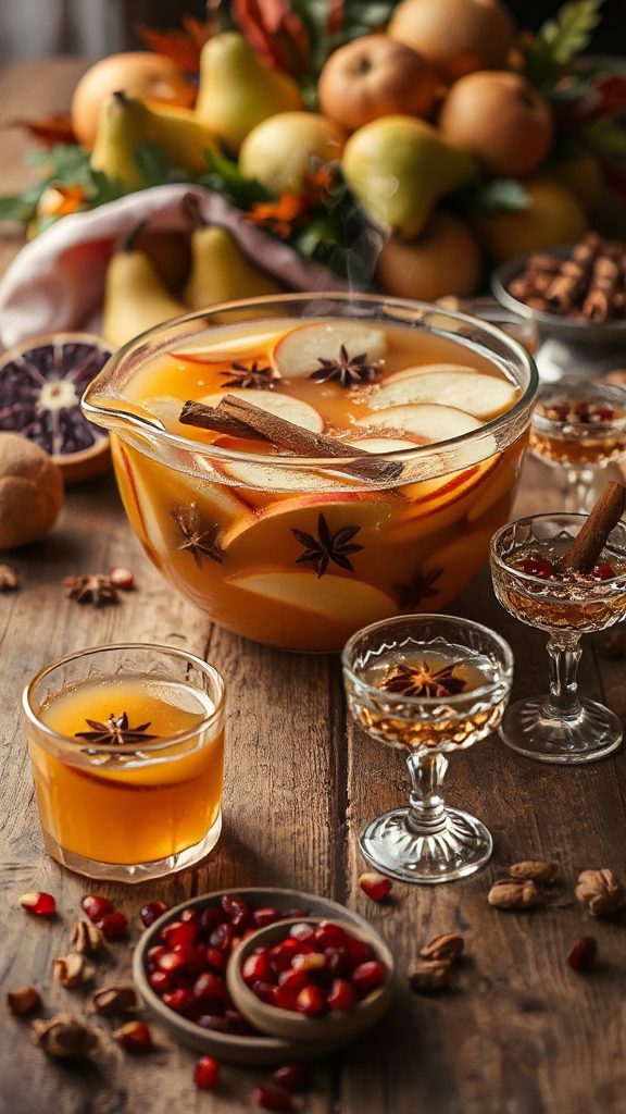 warm spiced chai tea punch