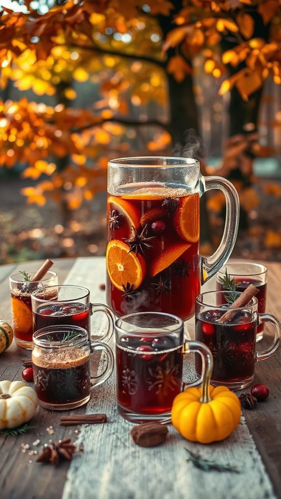 warm spiced holiday beverage