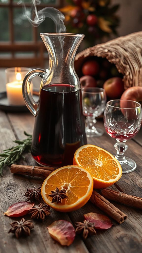 warm spiced holiday beverage