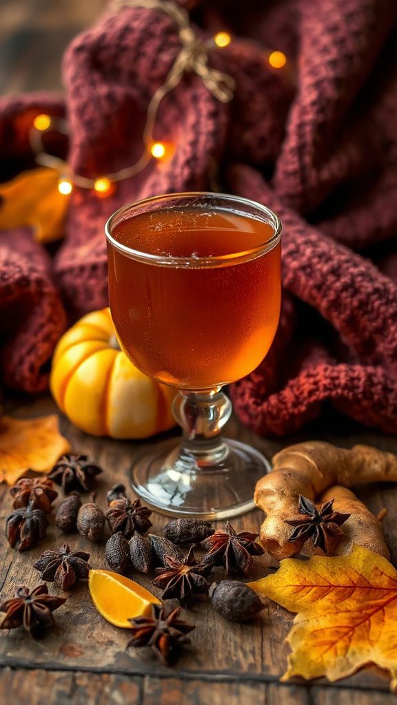 warm spiced mulled sake