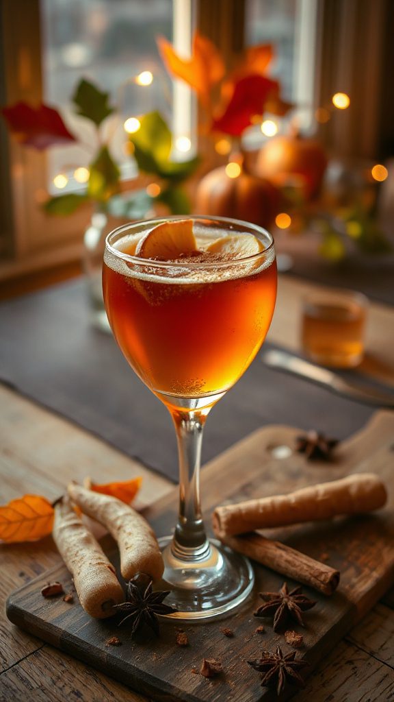 warm spiced parsnip cocktail