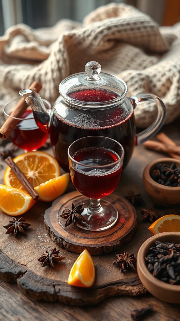 warm spiced red wine warm spiced red wine