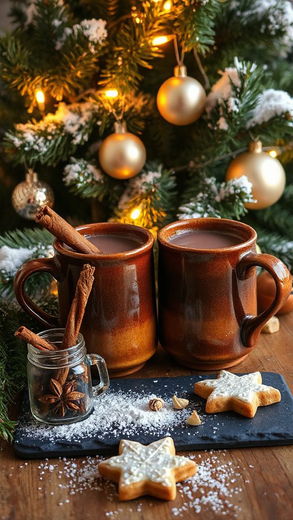 warm spiced rum cocoa
