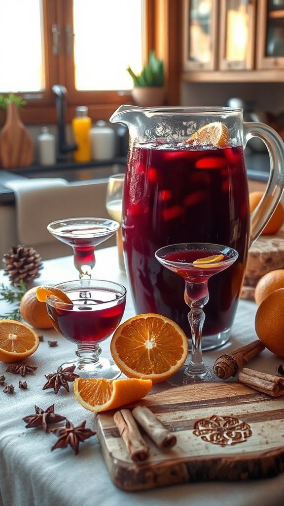 warm spiced vodka cocktail