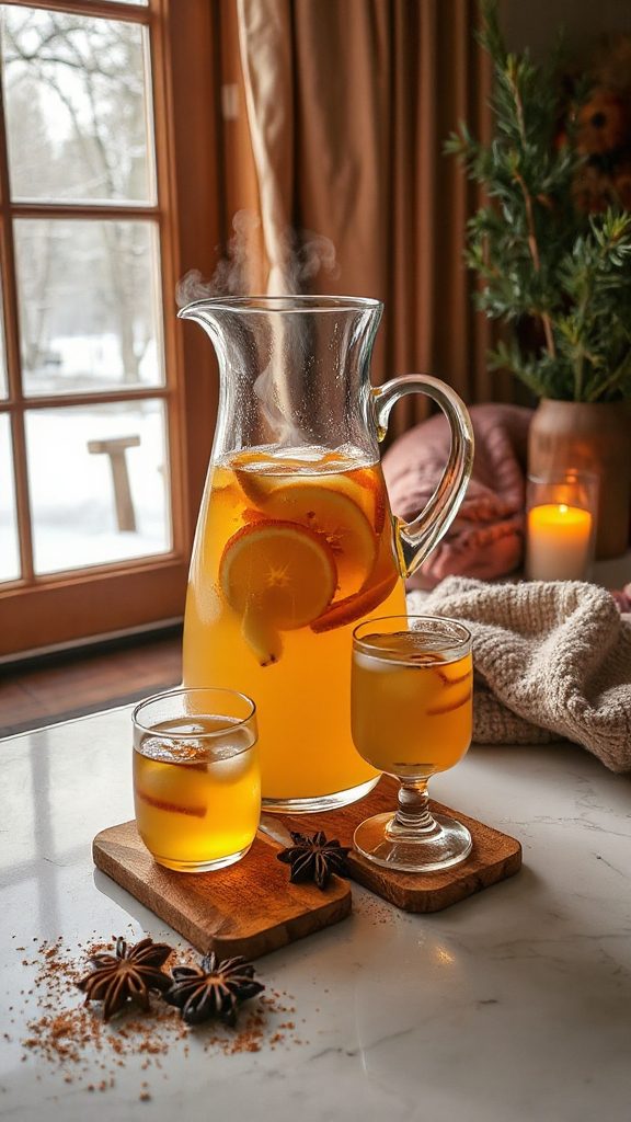 warm spiced white sangria warm spiced white sangria