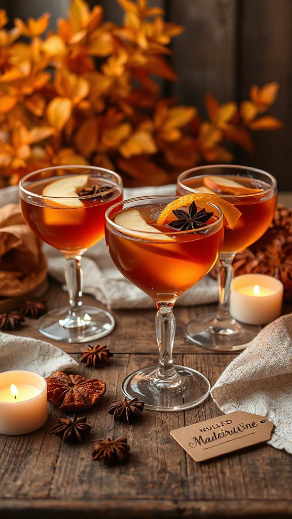 warm spiced wine beverage