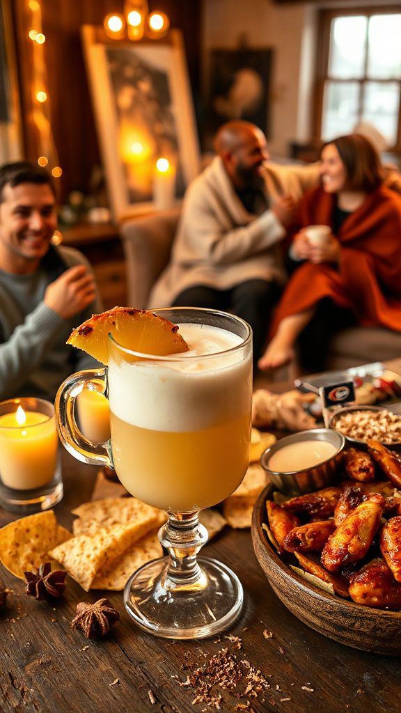 warm tropical cocktail delight