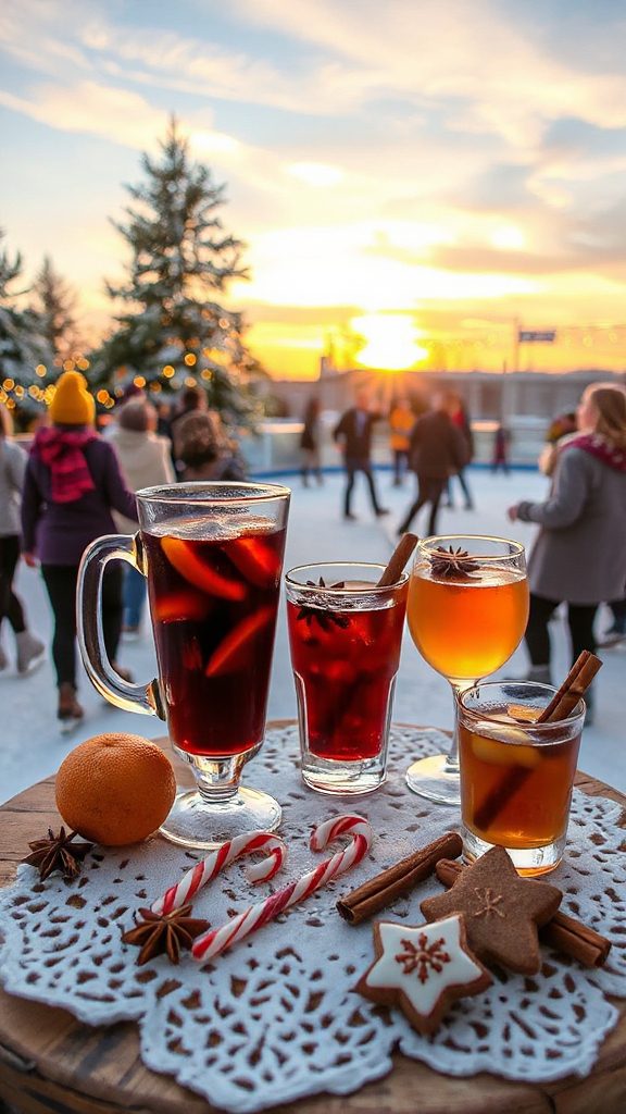 warm winter spiced cocktail