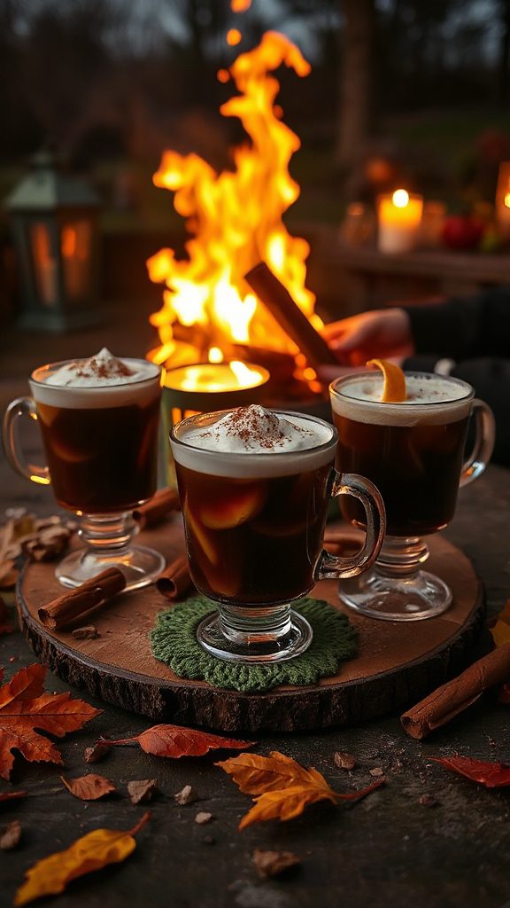 warming irish coffee cocktail