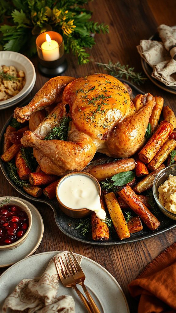 wasabi herb infused turkey