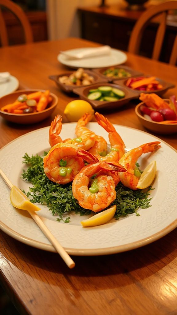 wasabi shrimp appetizers recipe
