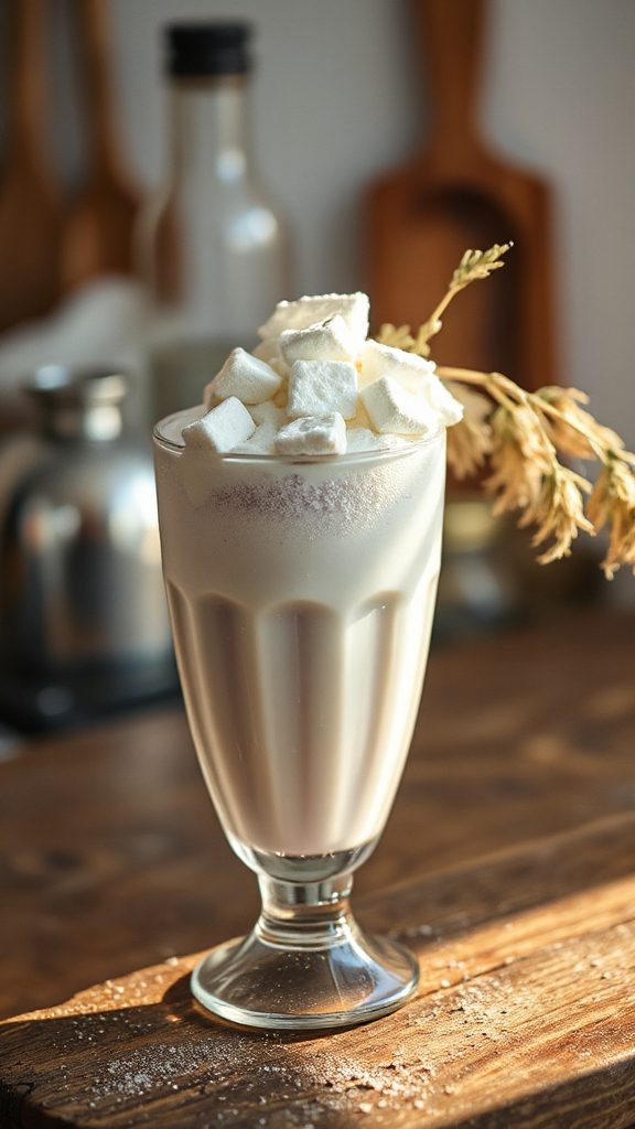 whimsical creamy vodka shake