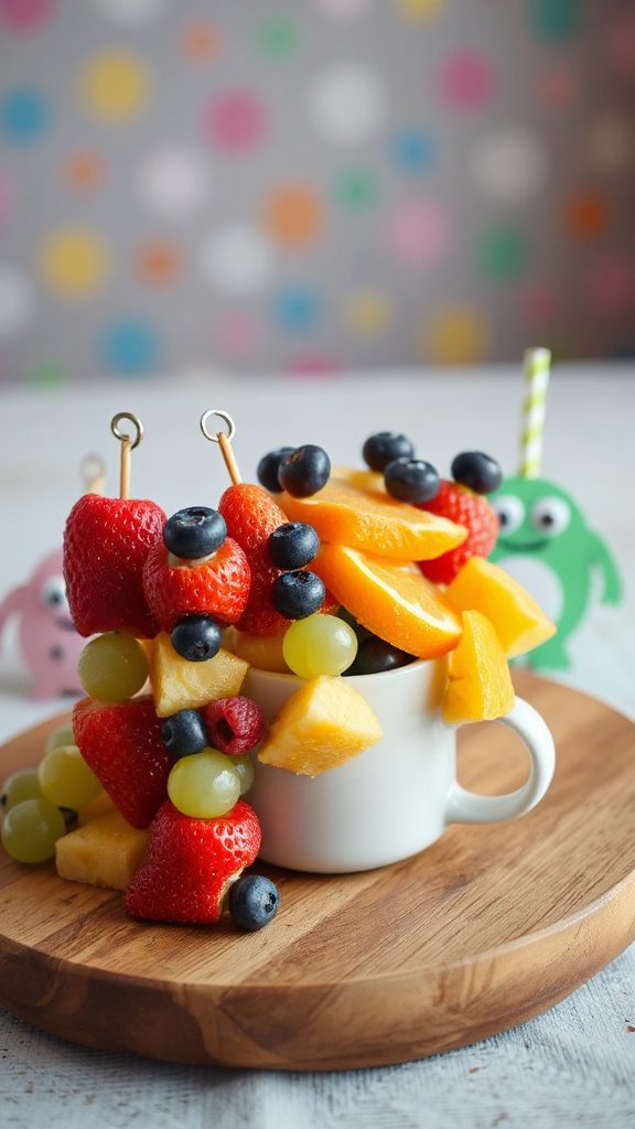 whimsical fruit kabob fun