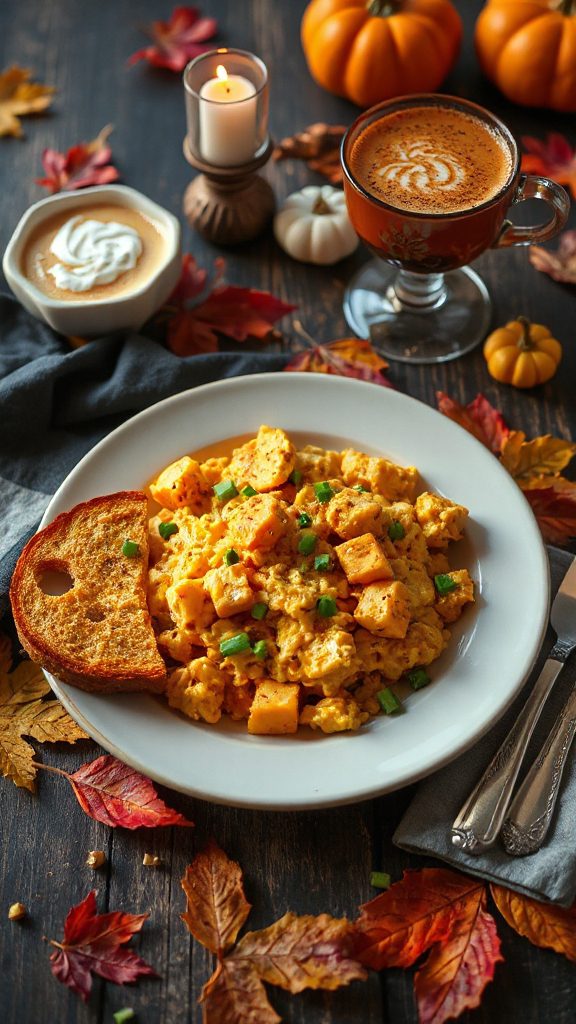 whimsical halloween cheese scramble