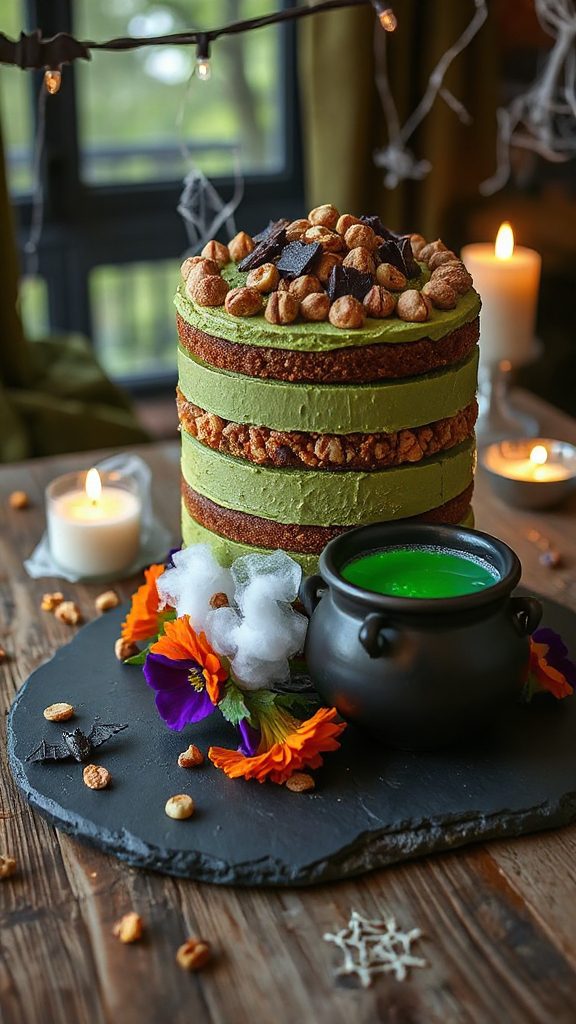 whimsical halloween matcha delight
