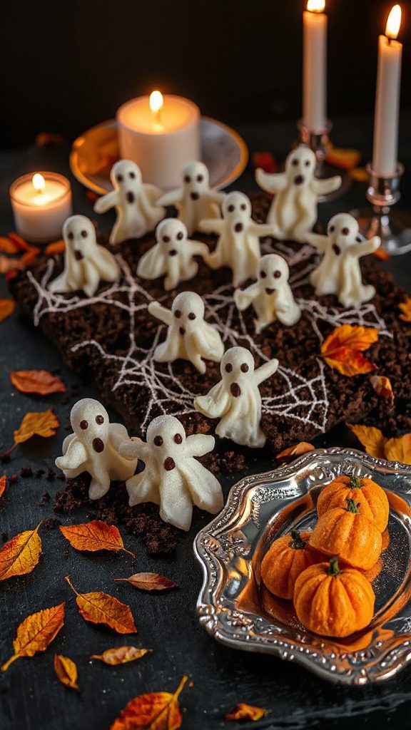 whimsical halloween nougatine treats