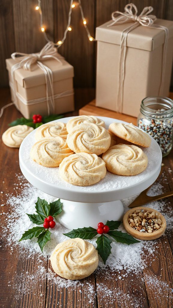 whipped shortbread christmas cookies