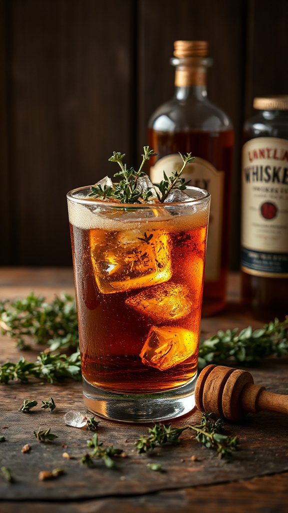 whiskey infused with thyme