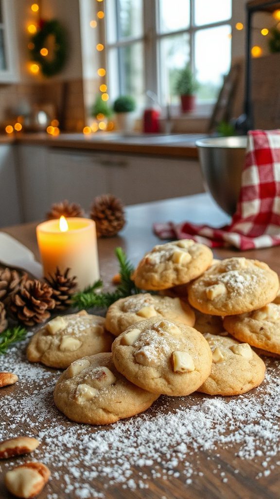 white chocolate macadamia cookies