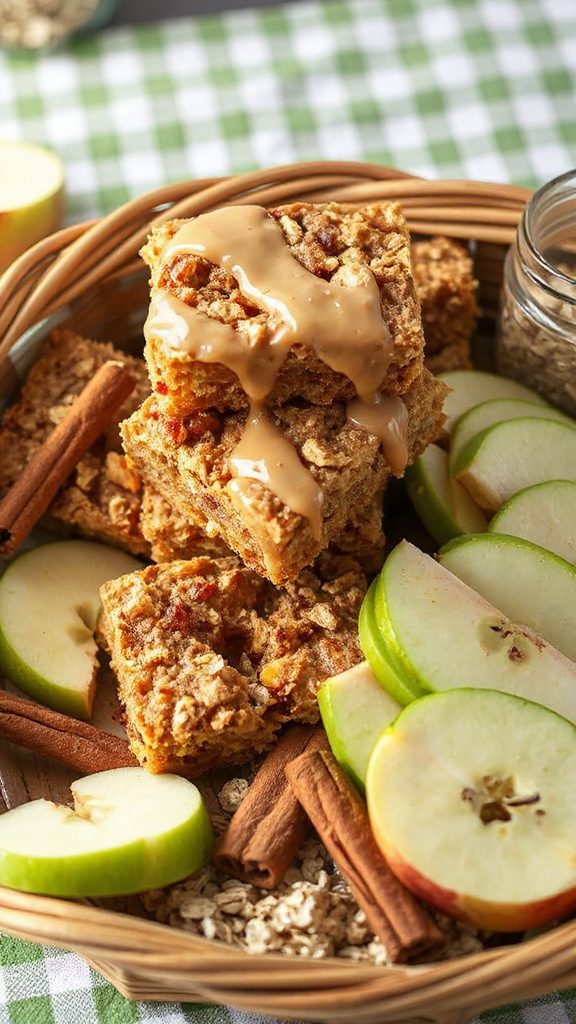 wholesome apple cinnamon bars