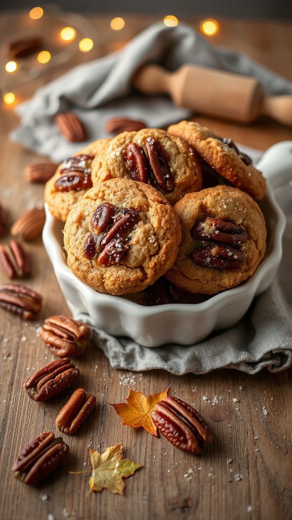 wholesome maple pecan cookies
