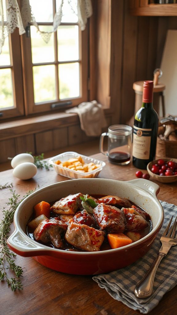 wild game coq au vin