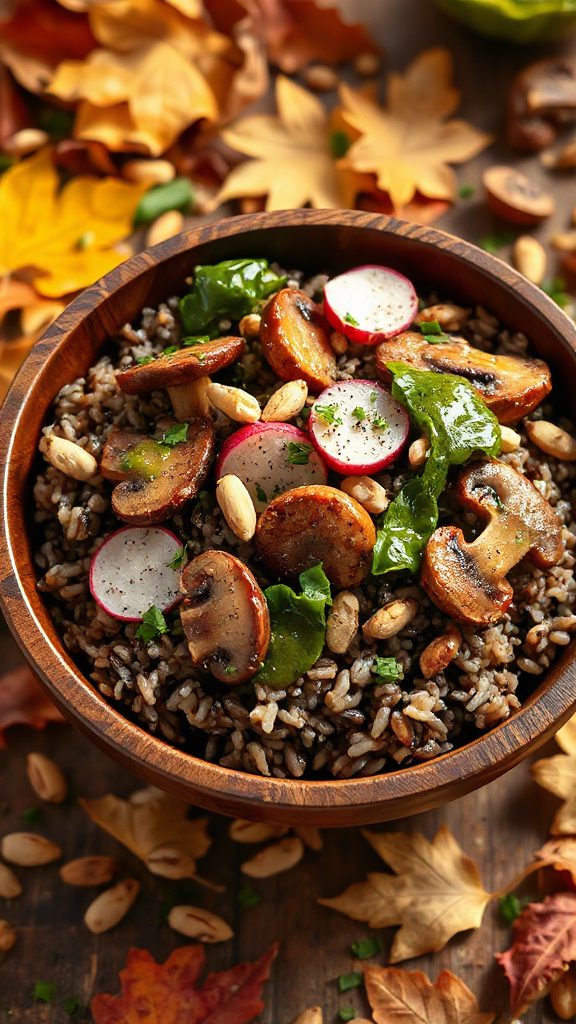 wild rice autumn gourmet bowl wild rice autumn gourmet bowl