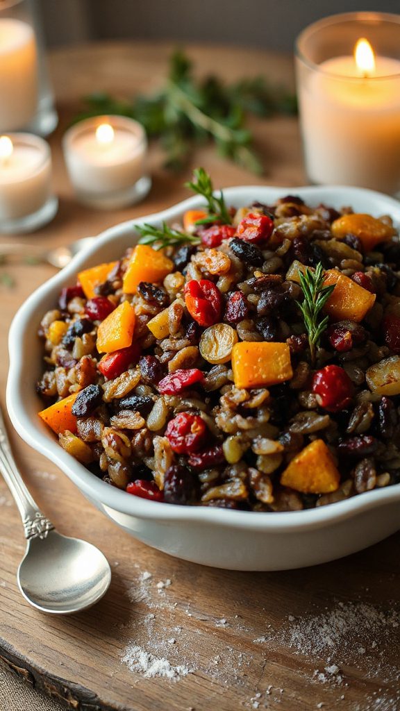 wild rice fruit pilaf