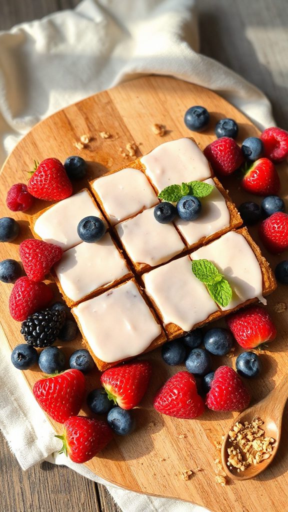 yogurt berry snack bars