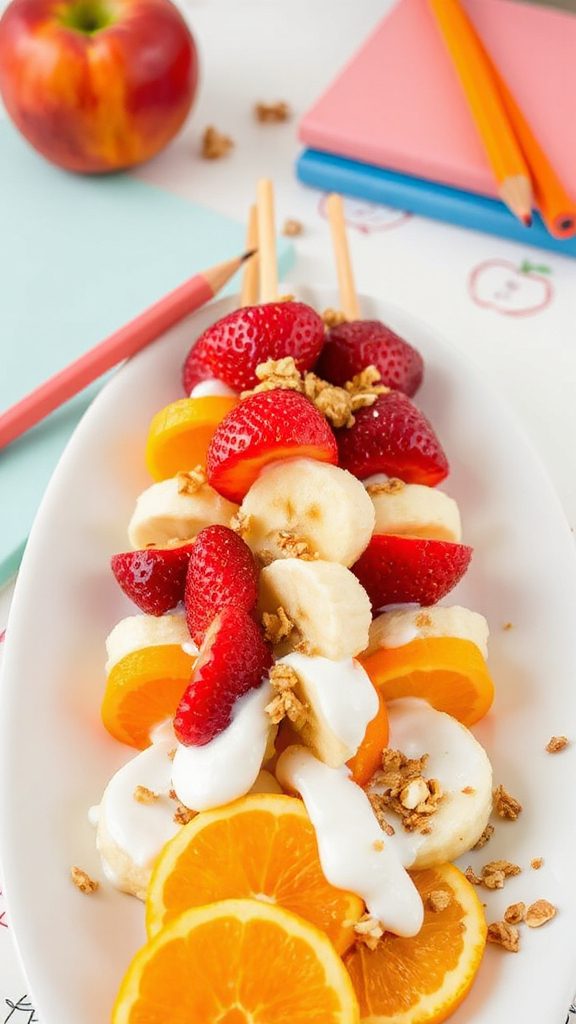 yogurt dipped fruit kabobs