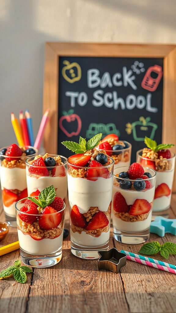 yogurt parfait with granola