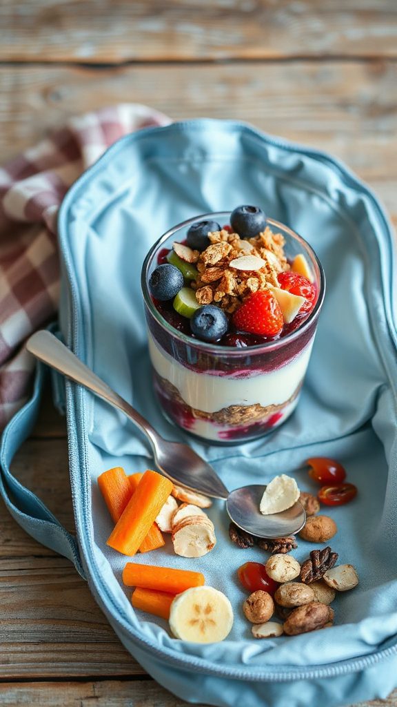 yogurt parfait with granola