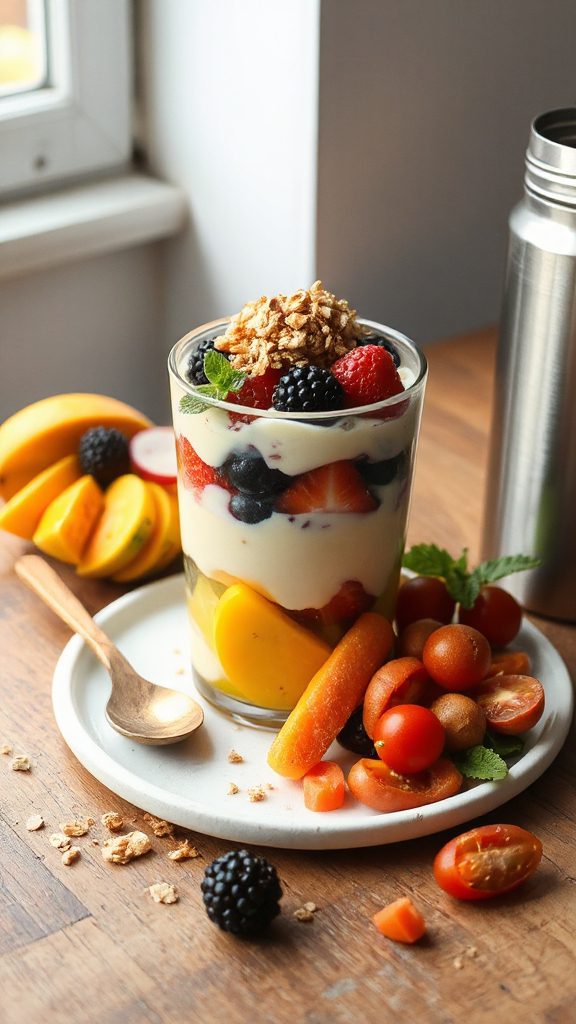 yogurt parfaits for lunch yogurt parfaits for lunch