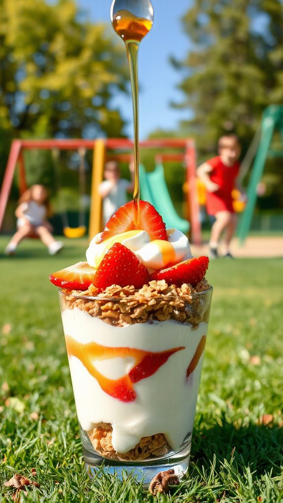 yogurt parfaits for students
