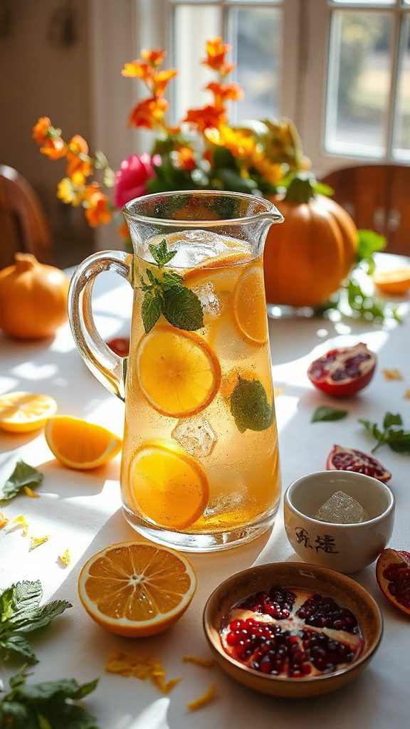 yuzu fizzy mocktail recipe