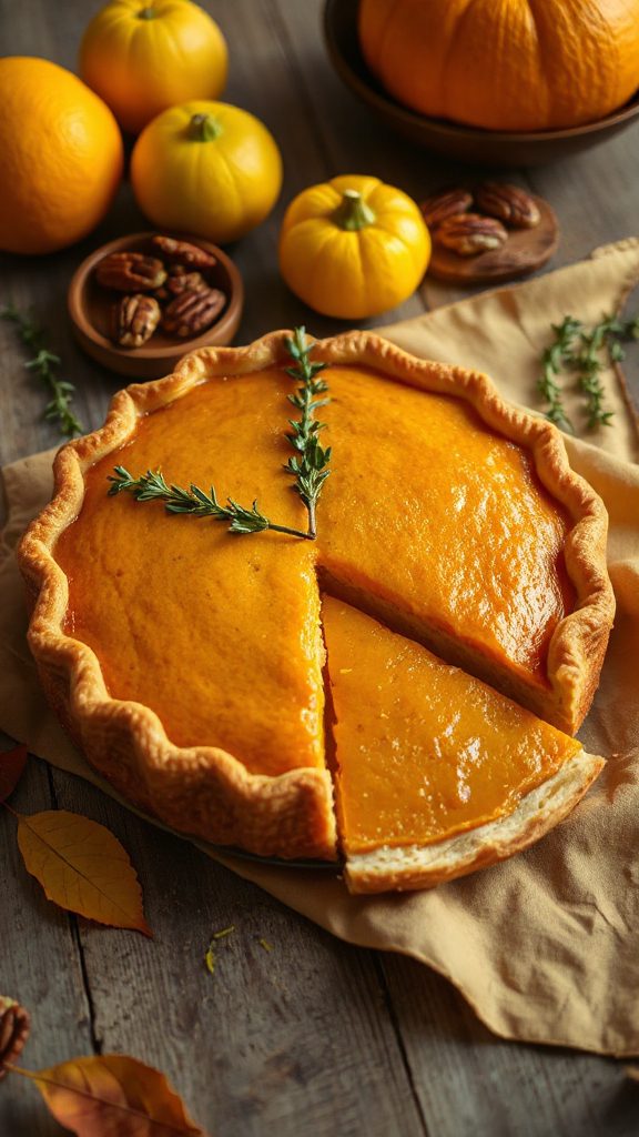 yuzu infused pumpkin pie recipe